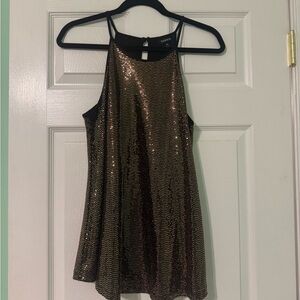 Torrid Gold Sequin Tank